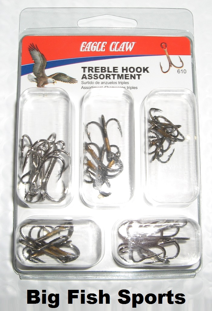 Eagle Claw Trout Assortment Hook, 67 Piece