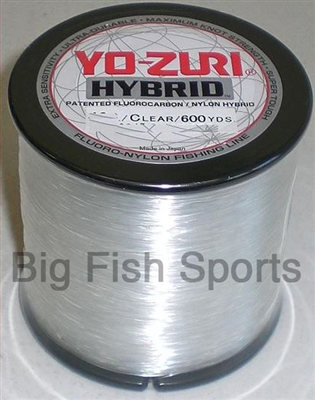 4 PACK YO-ZURI HYBRID Fluorocarbon Fishing Line 30lb/600yd CLEAR COLOR NEW!